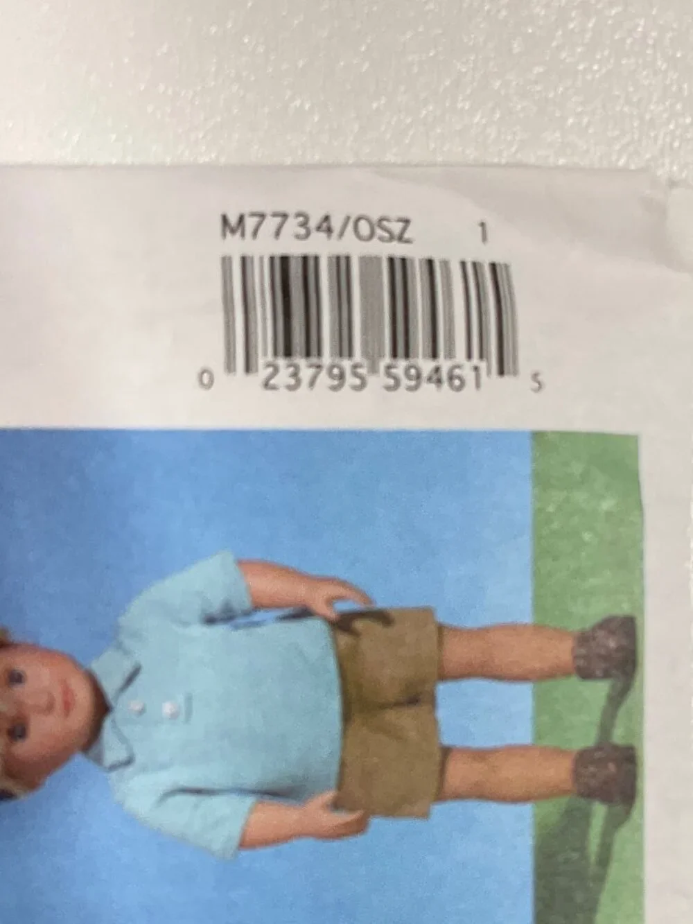 McCalls 7734 Uncut Boys Clothes for 18